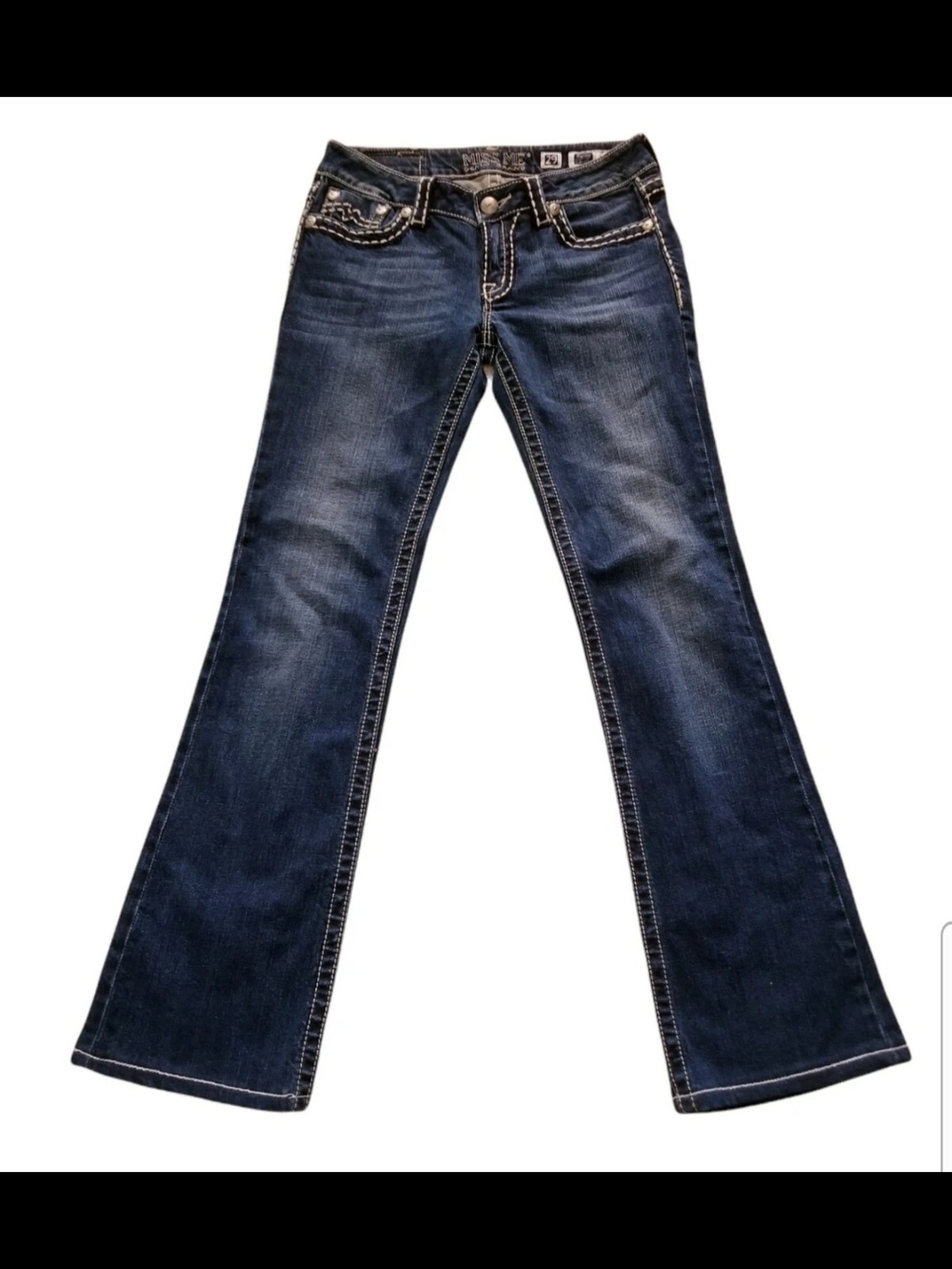 Miss Me Women's Dark Blue Flare Jeans